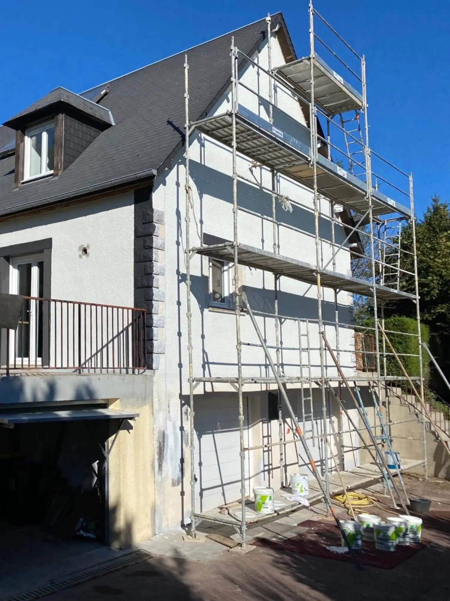 ravalement façade maison 92